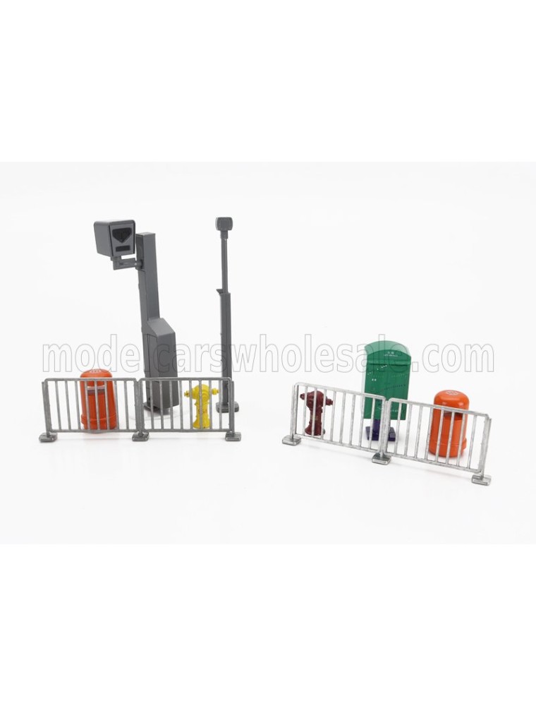 ACCESSORIES - SET TRANSENNE STREET - BARRICADES - SEMAFORO - TRAFFIC-LIGHTS - /