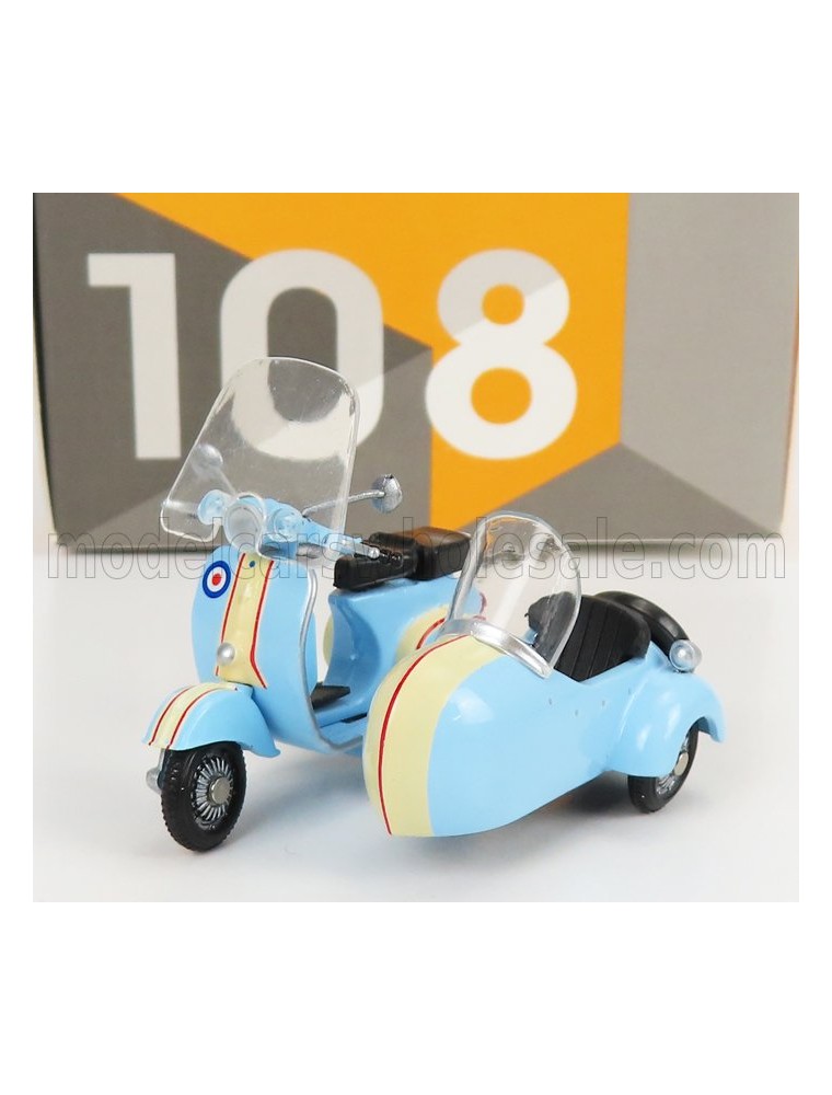 SCOOTER - SIDECAR - LIGHT BLUE WHITE