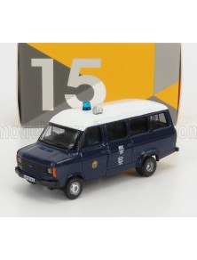 FORD ENGLAND - TRANSIT MKII MINIBUS POLICE 1980 - BLUE WHITE