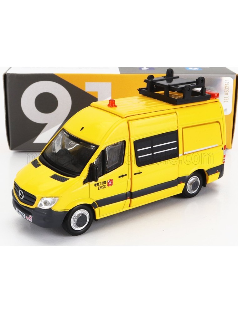 MERCEDES BENZ - SPRINTER VAN EMSD 2018 - YELLOW