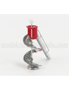 ACCESSORIES - TRADITIONAL SLIDE PHOTO STAND - SILVER RED