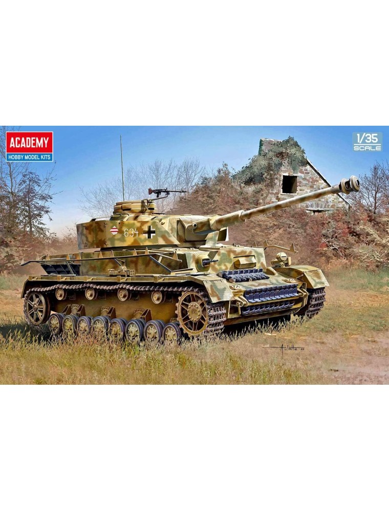 Academy - 1/35 German Panzer IV Ausf.H Ver.Late