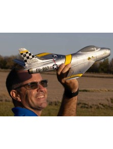 E-Flite - UMX F-86 Sabre 30mm EDF Jet BNF Basic with AS3X and SAFE Select F86