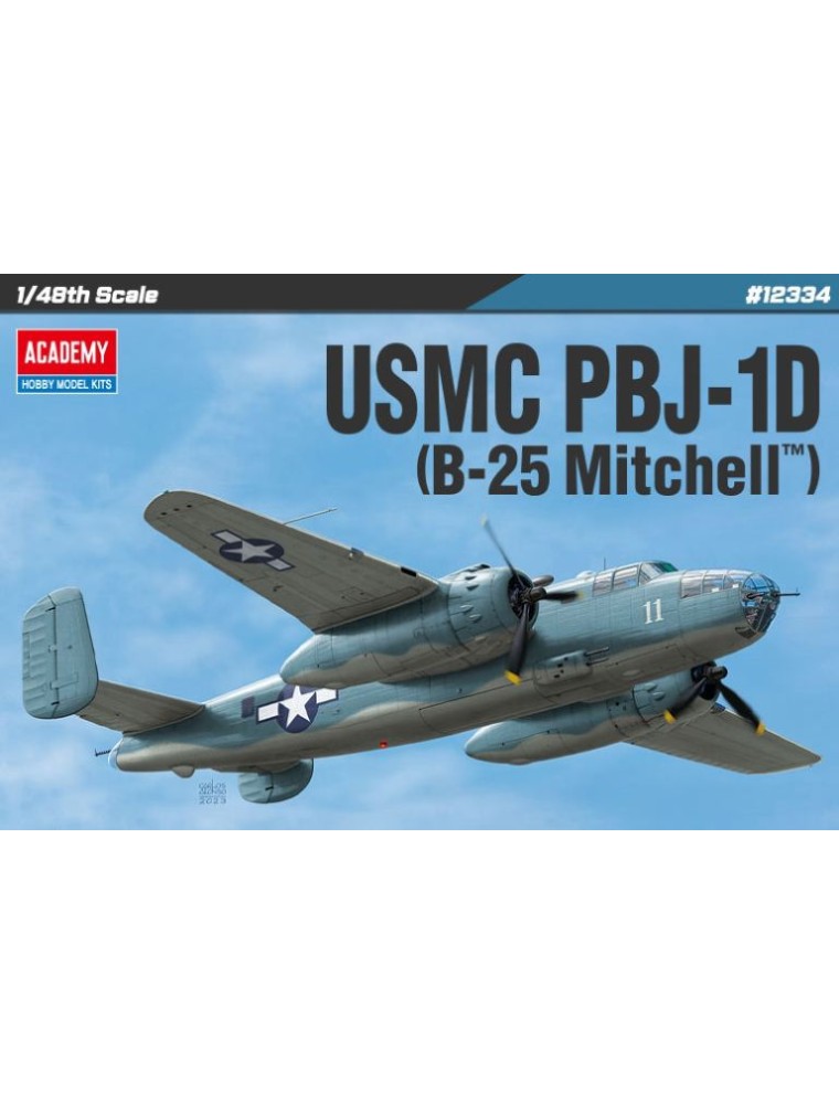 Academy - USMC Pbj-1d B-25 Mitchell 1/48