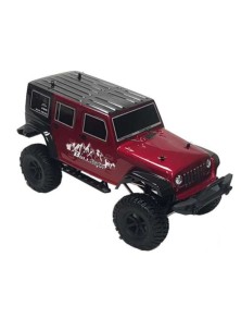 BlackBull - Bull Scaler Wrangler rosso pro 1/10 4WD montato completo di tutto