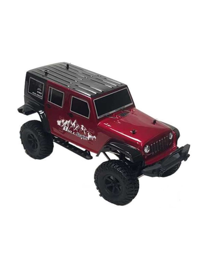 BlackBull - Bull Scaler Wrangler rosso pro 1/10 4WD montato completo di tutto