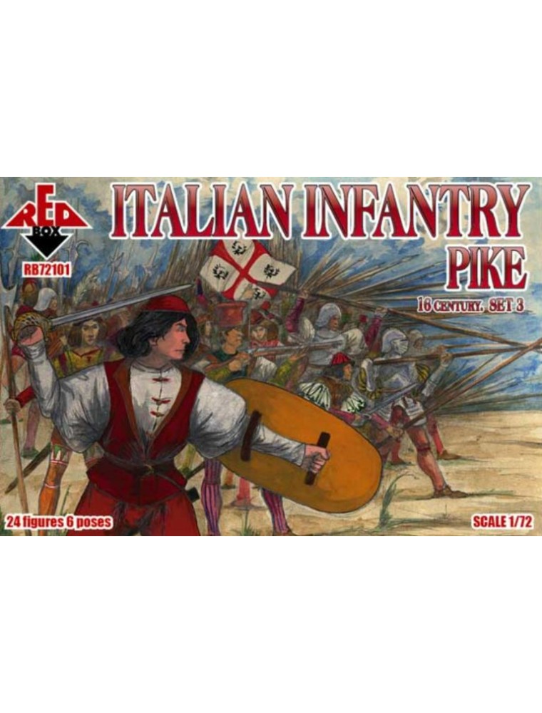 Generica - Fanteria Italiana (Pike) XVI secolo set 3 1/72