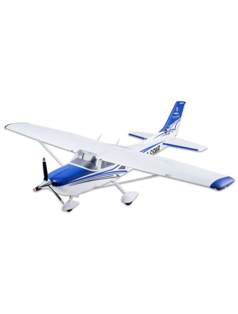 FMS - Cessna 182 blu 1500mm 1/7 PNP con servi motore e regolatore