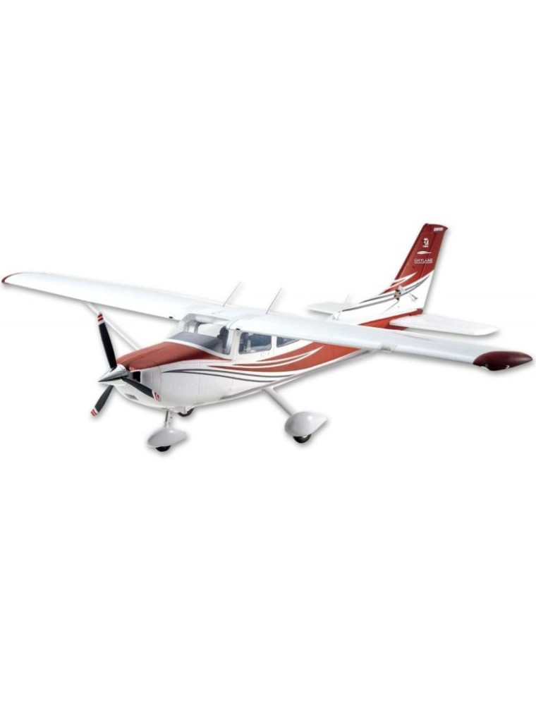 FMS - Cessna 182 rosso 1500mm 1/7 PNP con servi motore e regolatore