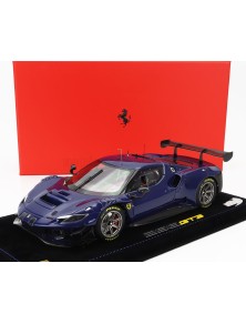 FERRARI - 296 GT3 EVO 3.9L TURBO V8 N 0 2022 - CON VETRINA - WITH SHOWCASE - BLU ELETTRICO - BLUE MET