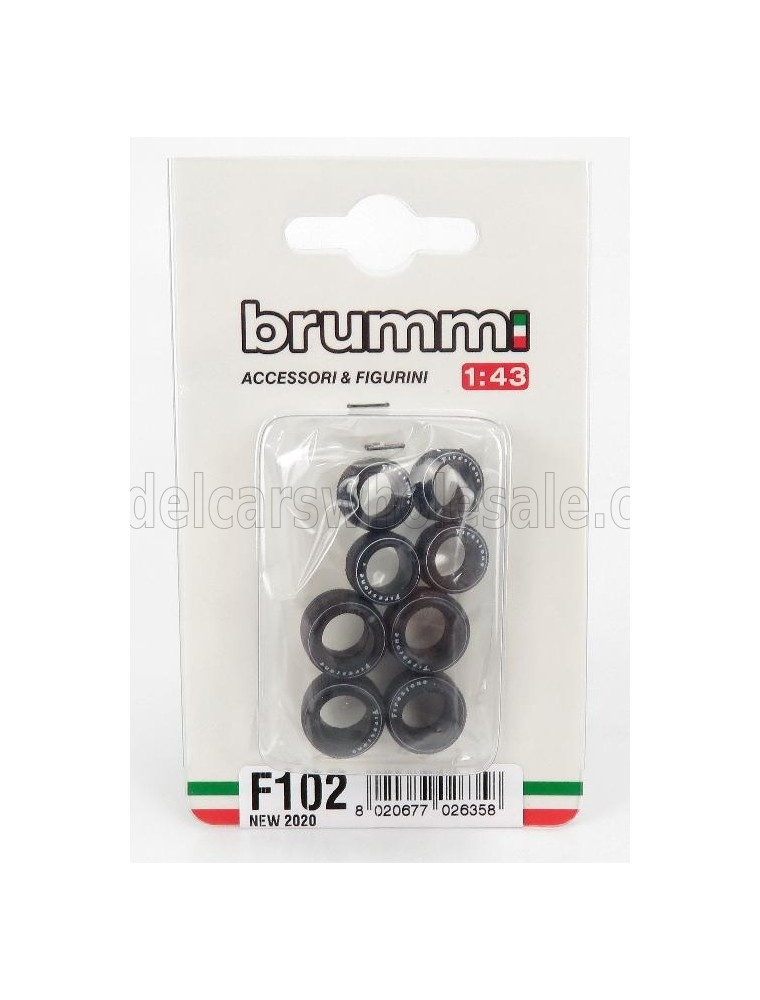 ACCESSORIES - F1 SET PNEUMATICI GOOD YEAR E CERCHI - TYRES AND WHEELS - BLACK SILVER