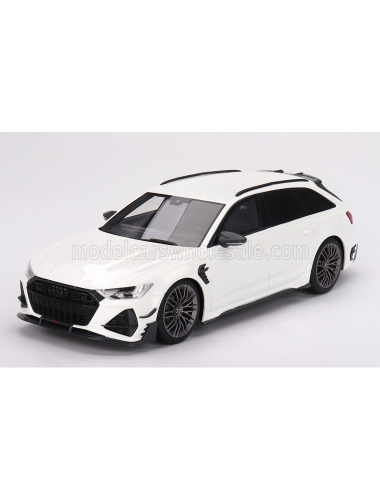 AUDI - A6 RS6-R ABT AVANT C8 SW STATION WAGON 2021 - GLACIER WHITE MET