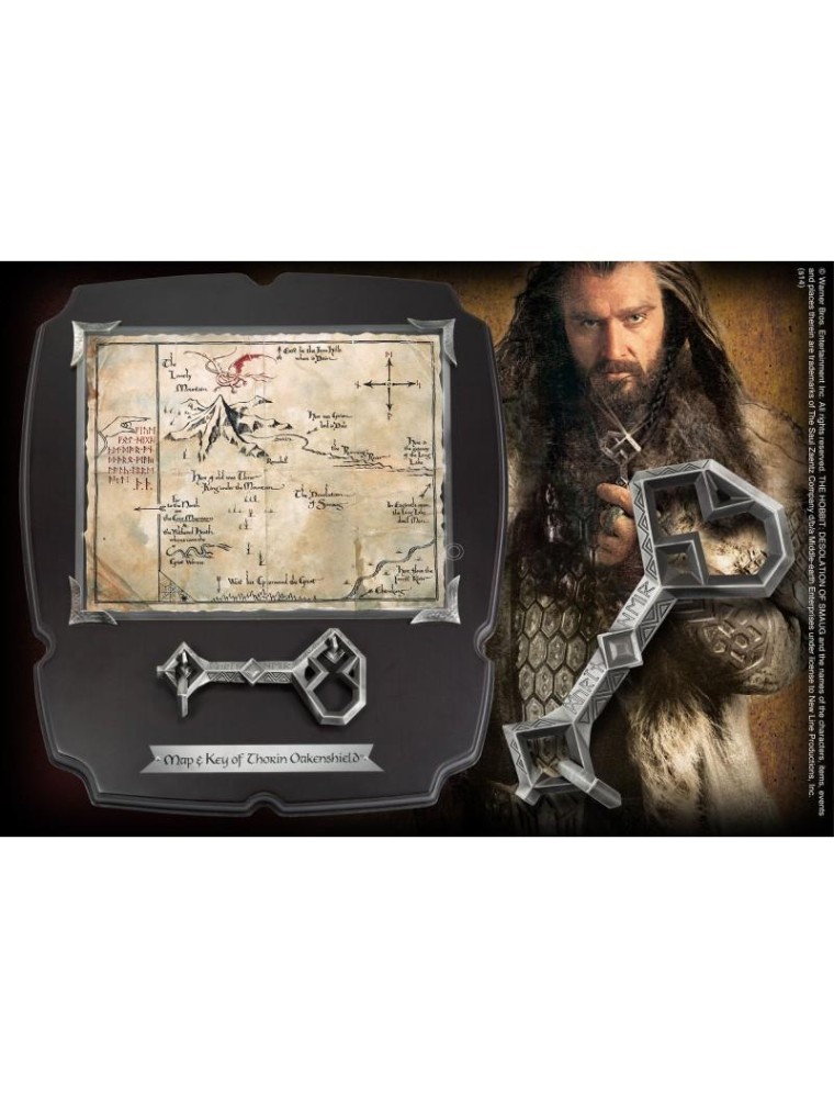 Il Signore Degli Anelli Thorin Chiave e Mappa Deluxe Noble Collection