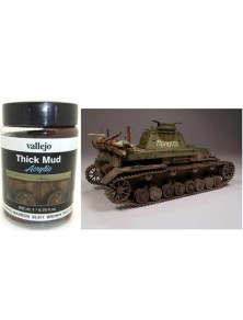 VALLEJO WEATHERING BROWN SPLASH MUD 200ML 26811 ACCESSORI PER MODELLISMO VALLEJO