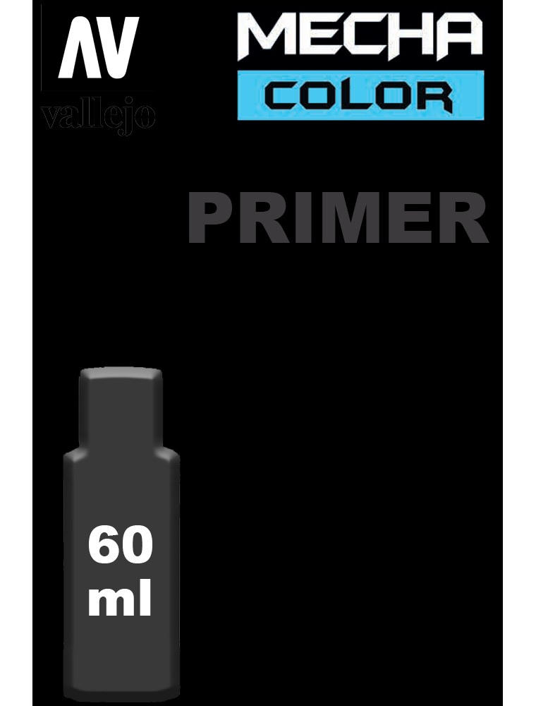 VALLEJO MECHA COLOR PRIMER BLACK 60 ml 73642 COLORI VALLEJO