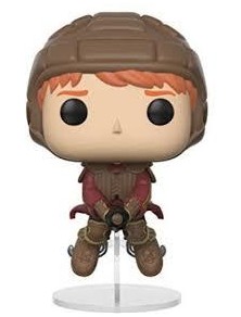 Harry Potter Funko Pop Film Vinile Figura Ron Sulla Scopa Di Quidditch 9 Cm