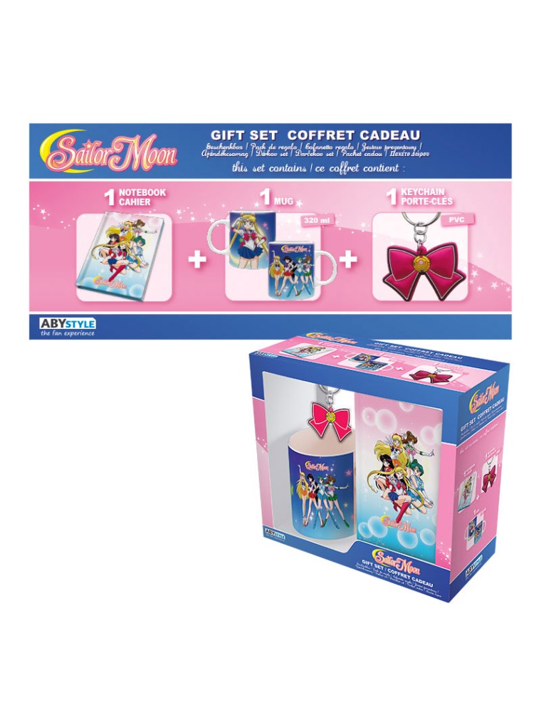 Sailor Moon - Tazza +portachiavi+taccuino Gadget