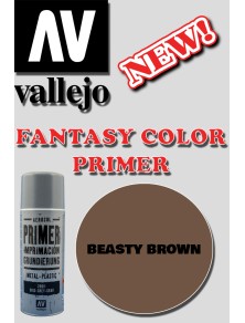 VALLEJO FANTASY COLOR PRIMER BEASTY BROWN 28019 COLORI VALLEJO