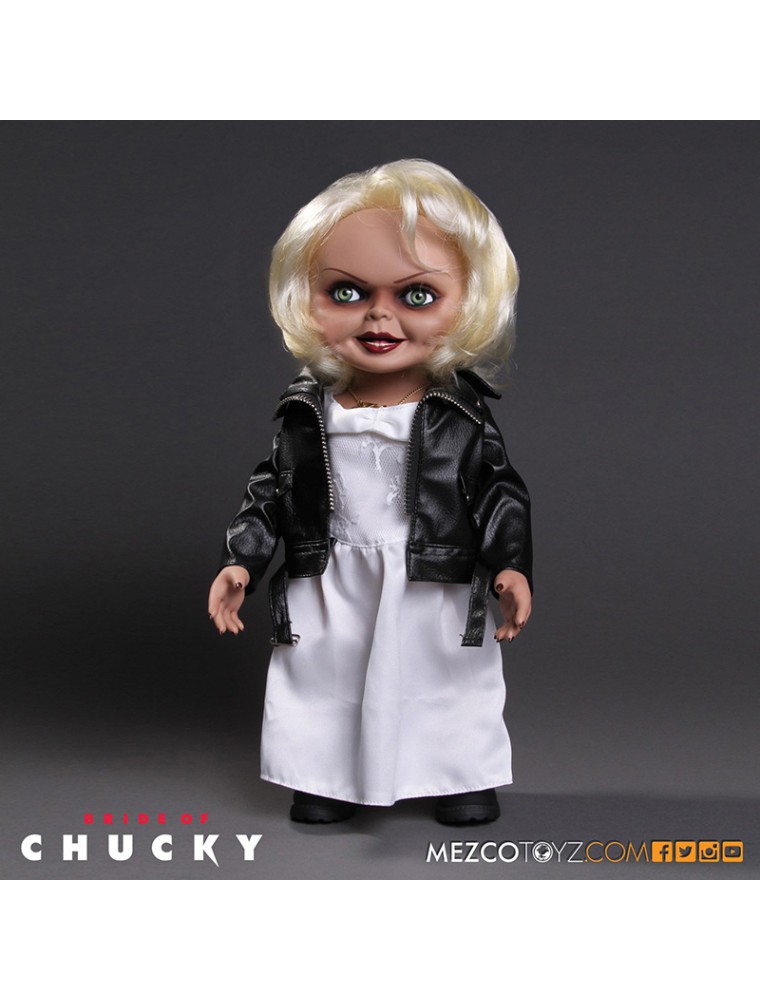 MEZCO TOYS BRIDE OF CHUCKY 15" TIFFANY AF (REPRINT) ACTION FIGURE