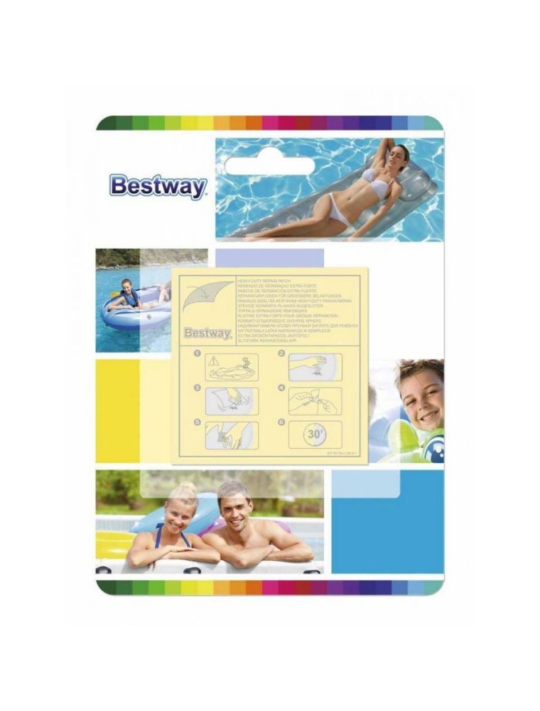 Toppa di Riparazione Per Piscina 10 Pezzi Inclusi Bestway 62068