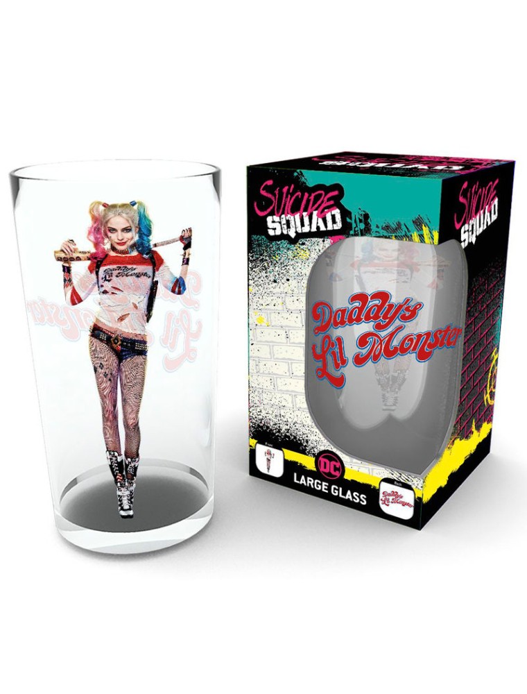 Dc Comics Suicide Squad Harley Quinn Pint Bicchiere Gb Eye