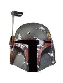 Star Wars Casco Elettronico di Boba Fett Serie Nera Premium Hasbro