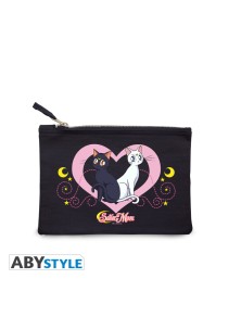 Sailor Moon - Astuccio Per Cosmetici - "luna & Artemis" - Blue