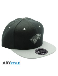 Il Trono Di Spade - Cappellino Snapback - Black & Grey - "stark"