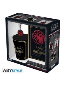 Il Trono Di Spade - Pck Mug 250ml + Portachiavi + Agenda "targaryen"