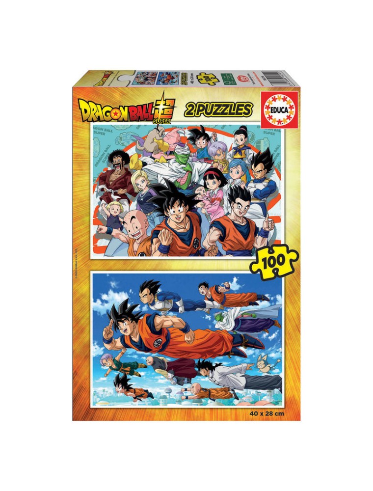 Dragon Ball Puzzle 2x100 Pezzi Educa Borras