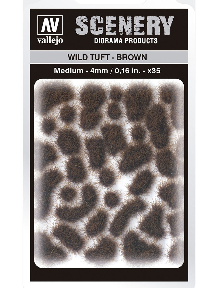 TUFT WILD SC411 BROWN MEDIUM ACCESSORI PER MODELLISMO VALLEJO VALLEJO