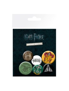 Harry Potter Set 4 Badge Gb...