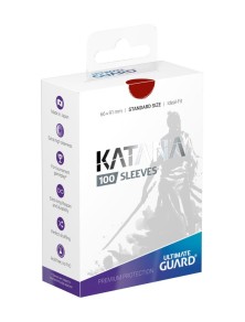 Ultimate Guard Katana Sleeves Standard Size Red (100) Ultimate Guard