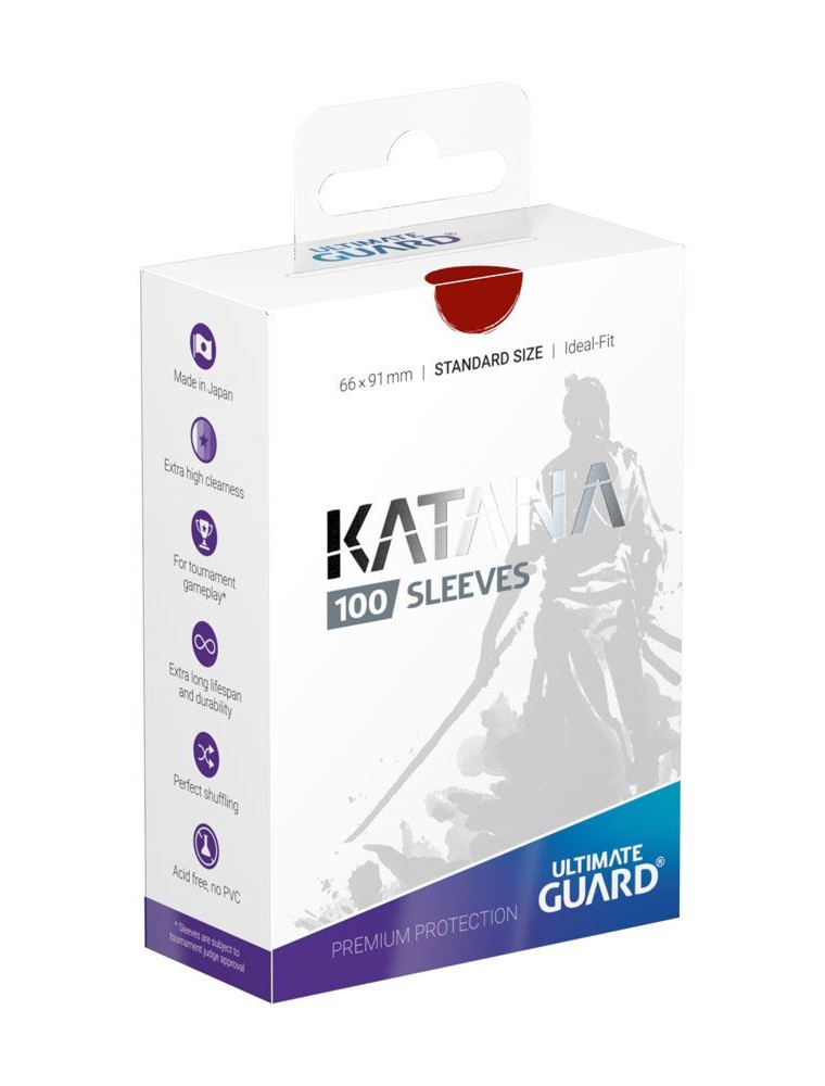 Ultimate Guard Katana Sleeves Standard Size Red (100) Ultimate Guard