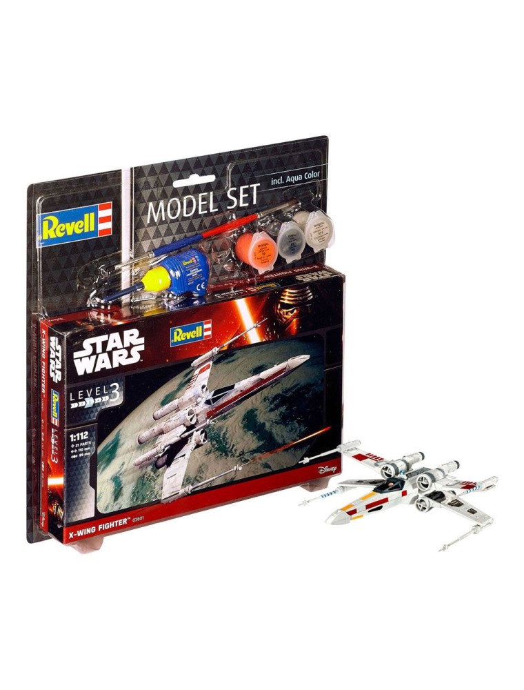 Star Wars Model Kit 1/112 Model Set X-Wing Fighter 11 Cm Revell