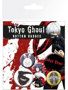 Tokyo Ghoul Spilla Badges 6-pack Mix Gb Eye