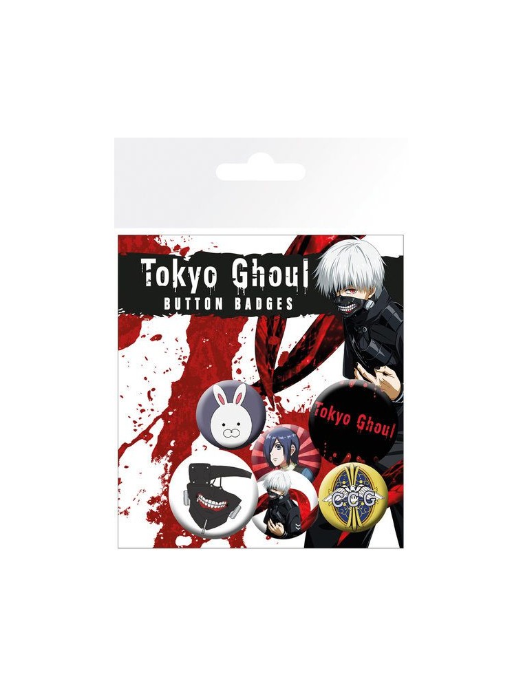 Tokyo Ghoul Spilla Badges 6-pack Mix Gb Eye