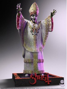 Ghost Rock Iconz Statua Papa Nihil Edizione Limitata 23 Cm Knucklebonz