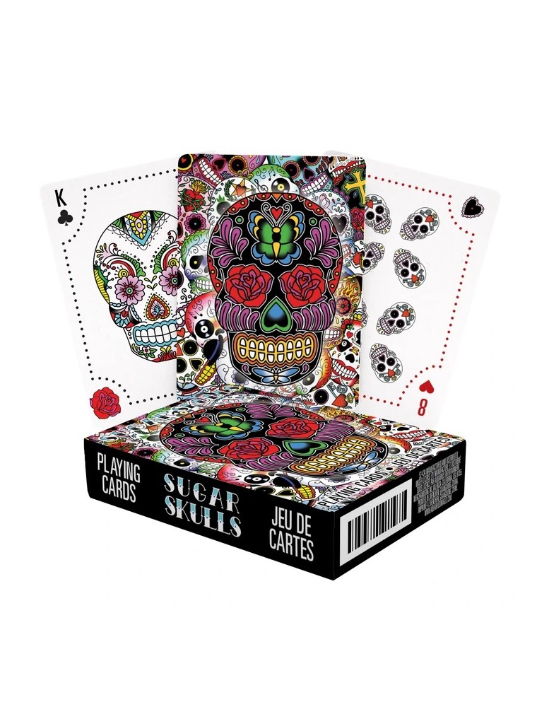 SUGAR SKULLS PLAYING CARDS CARTE DA GIOCO AQUARIUS ENT