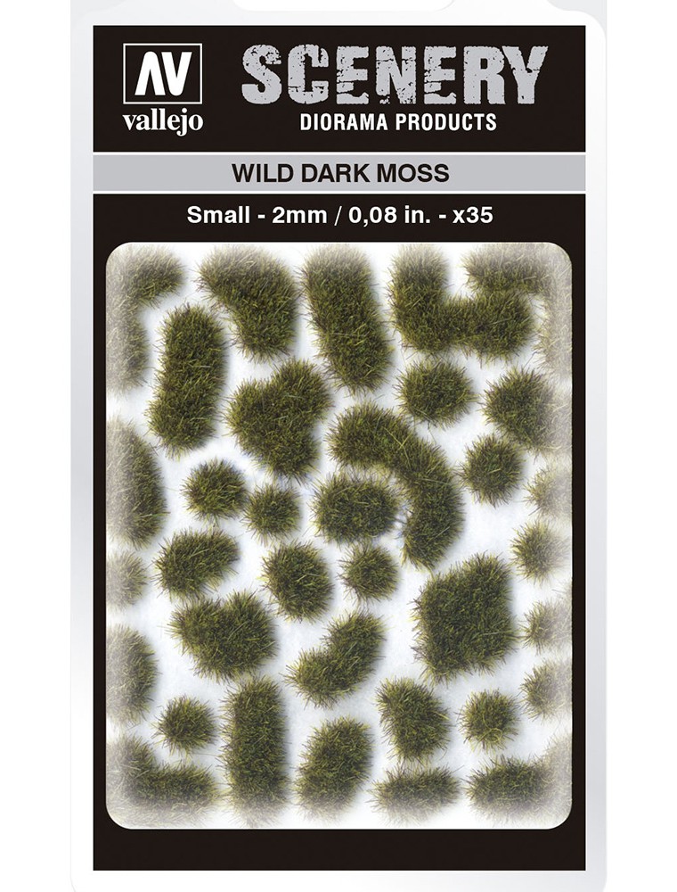 TUFT WILD SC402 DARK MOSS SMALL ACCESSORI PER MODELLISMO VALLEJO VALLEJO