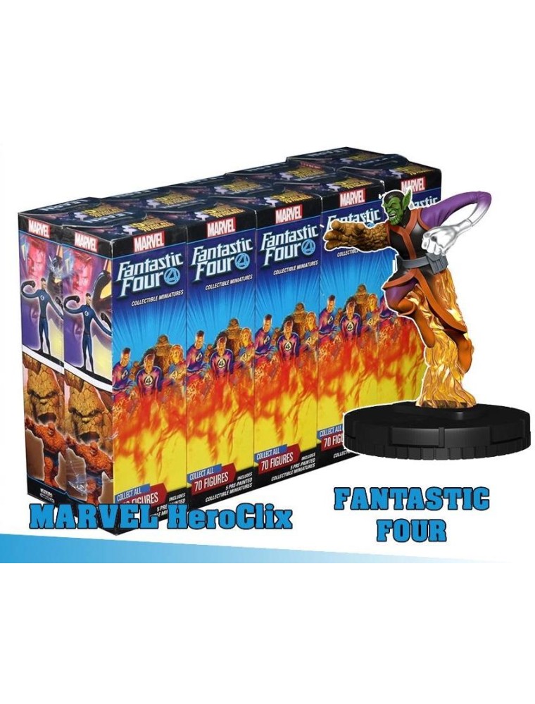 Fantastici 4 Booster Brick Personaggio a Sorpresa Wizkids Scatola Rovinata