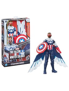 Marvel Falcon E The Winter Soldier Captain America Titan Figura 30cm Hasbro