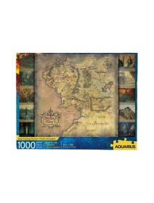 Il Signore Degli Anelli Map 1000 Pezzi Puzzle Puzzle Aquarius Ent