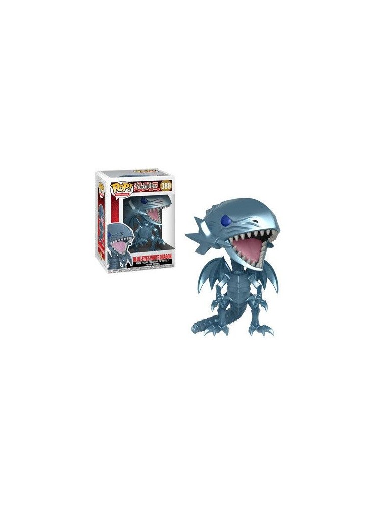 Yu-gi-oh! Funko Pop! Animation Vinile Figura Drago Bianco dagli Occhi blu 9 Cm