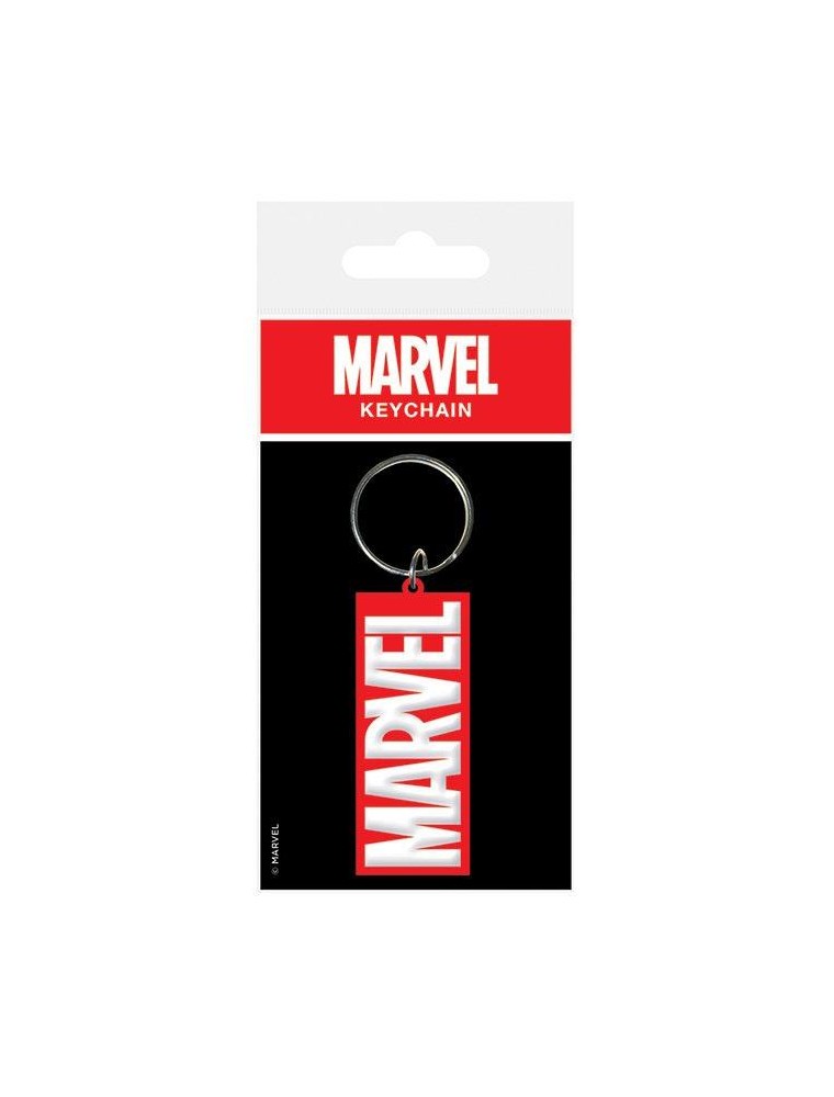 Marvel Comics Portachiavi in Gomma Logo Marvel 6 Cm Pyramid International