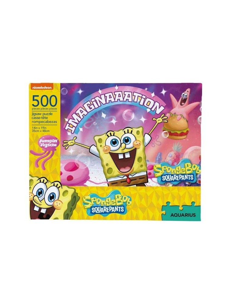 Spongebob Jigsaw Puzzle Imaginaaation (500 Pezzi) Aquarius