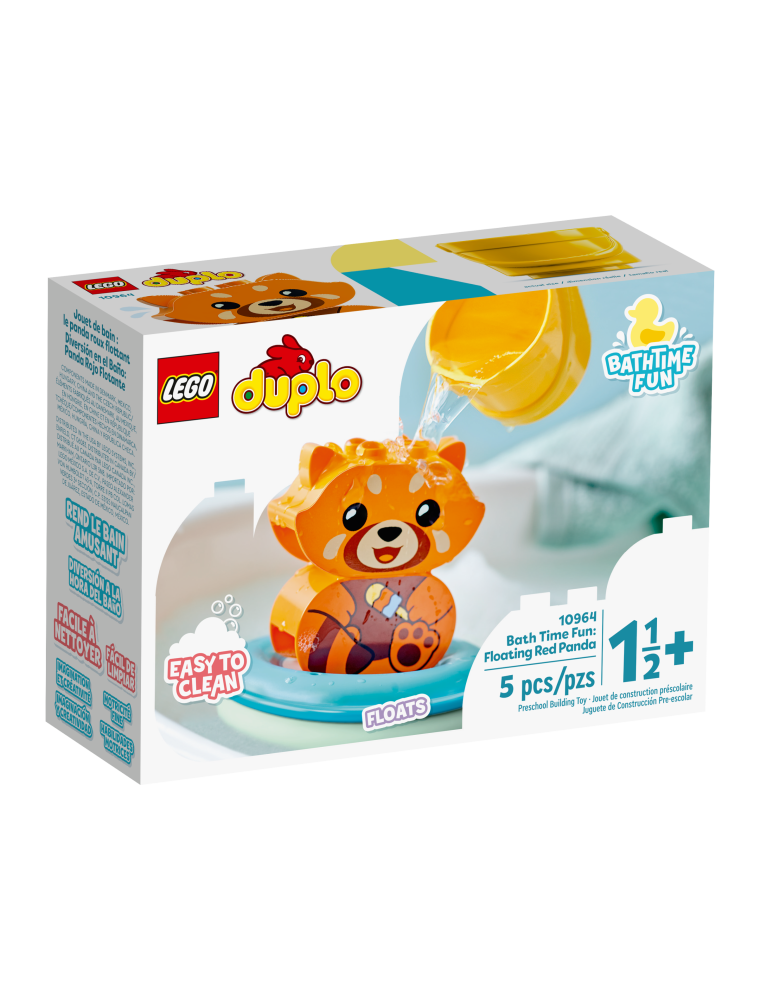 LEGO DUPLO 10964 - ORA DEL BAGNETTO: PANDA ROSSO GALLEGGIANTE