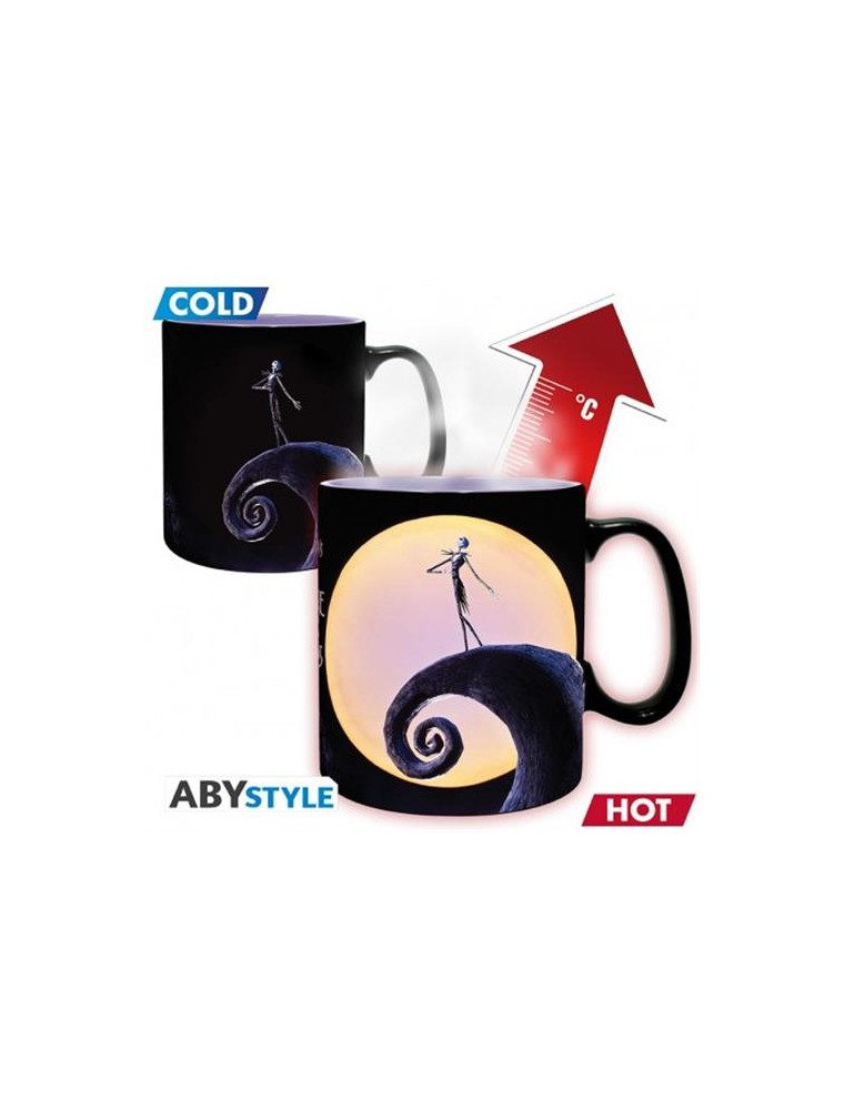 Abymug642 - Nightmare Before Christmas - Tazza Heat Change 460ml - Jack Moon Gadget