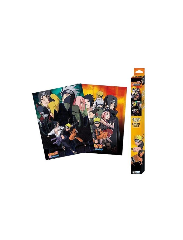 Naruto Shippuden Set 2 Poster Ninjas 52 x 38 Abystyle