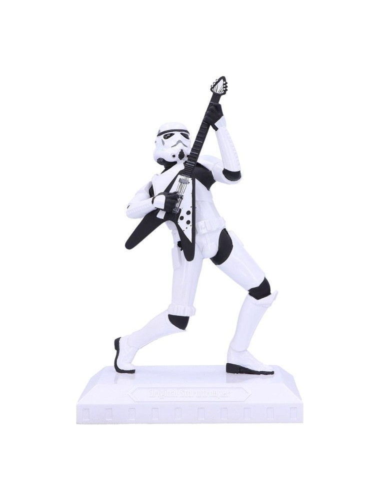 Original Stormtrooper Figura Back Rock On! Stormtrooper 18 Cm Nemesis Now